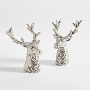 Pottery Barn Figural Stag Salt And Pepper Shaker